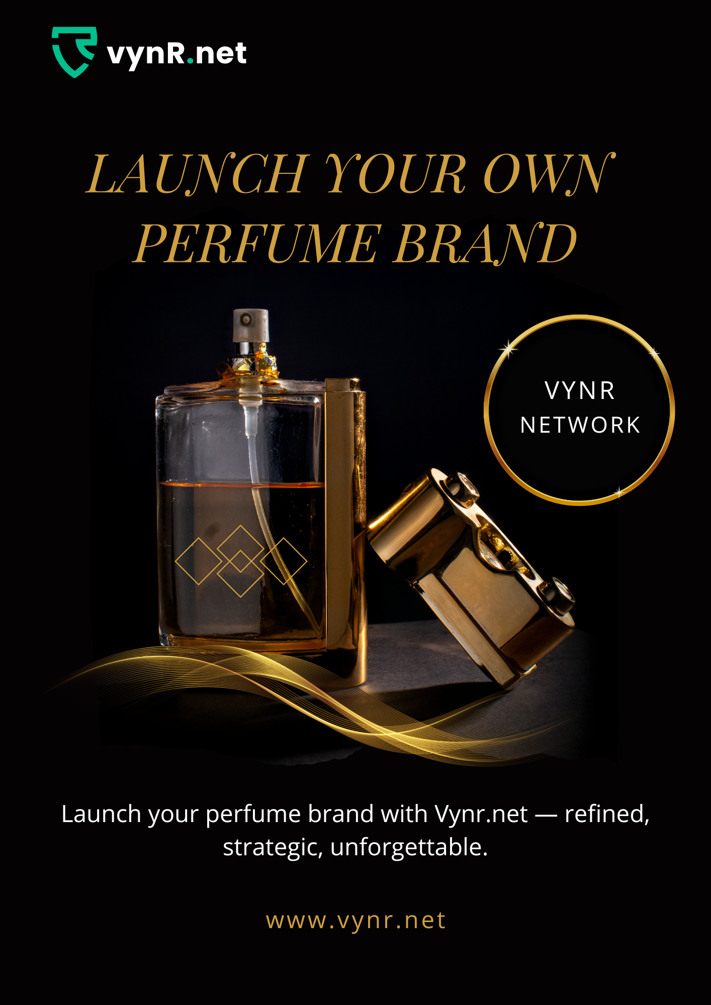 Create a Signature Perfume Brand with Vynr.net — Built to Captivate