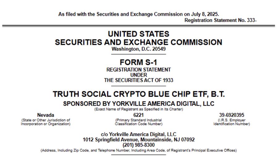 Truth Social Files for Crypto Blue Chip ETF — What It Means for the Future of Digital Assets